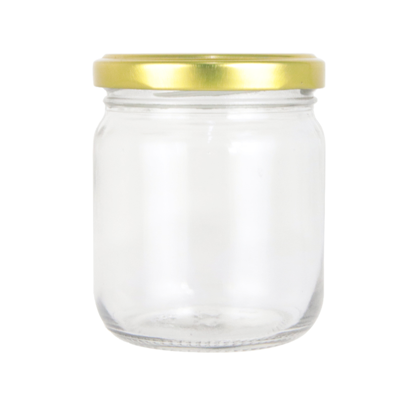 POT EN VERRE 210 CC COUVERCLE OR