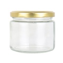 POT EN VERRE 330 CC COUVERCLE OR