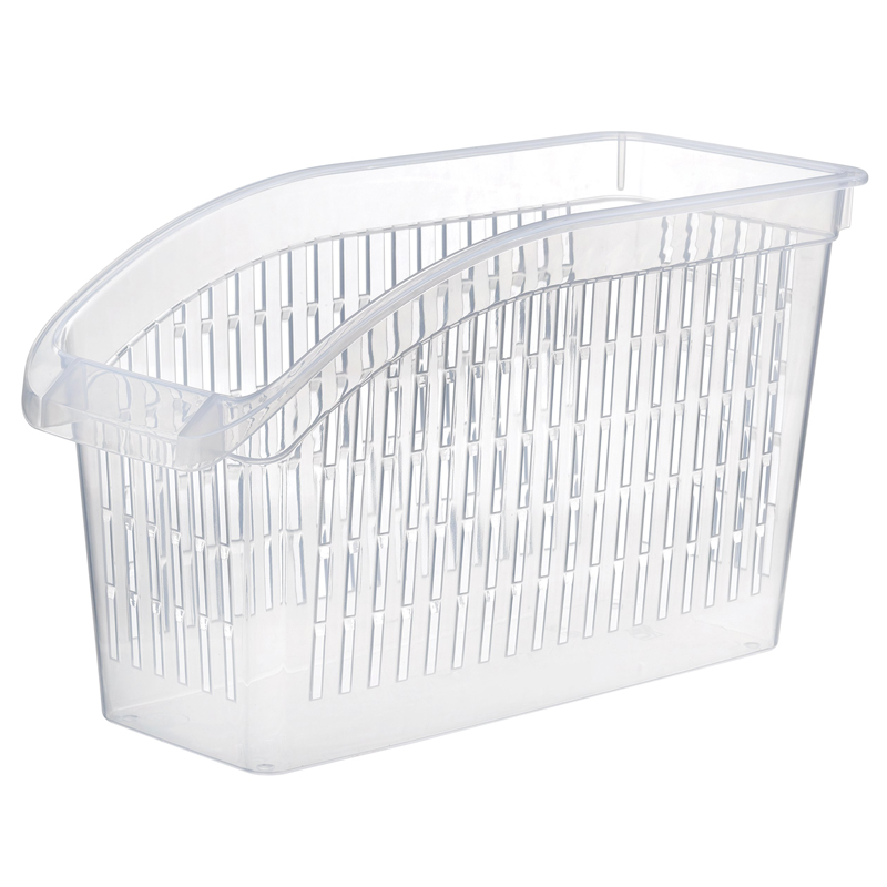 PANIER RANGEMENT PLASTIQUE BLANC 29X17X13 CM