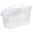 PANIER RANGEMENT PLASTIQUE BLANC 29X17X13 CM