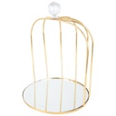 SET 3 CAGES DECO MODELE OR - 20 x 12 - 23 x 15 - 26 x 18 CM