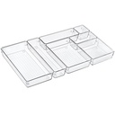MODULE RANGEMENT CRYSTAL PLASTIQUE 23X15X6 CM 