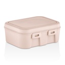 BOITE A DEJUNER 12X17X9 CM MIX ROSE/BLEU/ROUGE/BEIGE