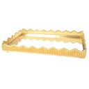 PLATEAU DECO METAL AVEC MIRROIR 36X24 CM MODELE OR