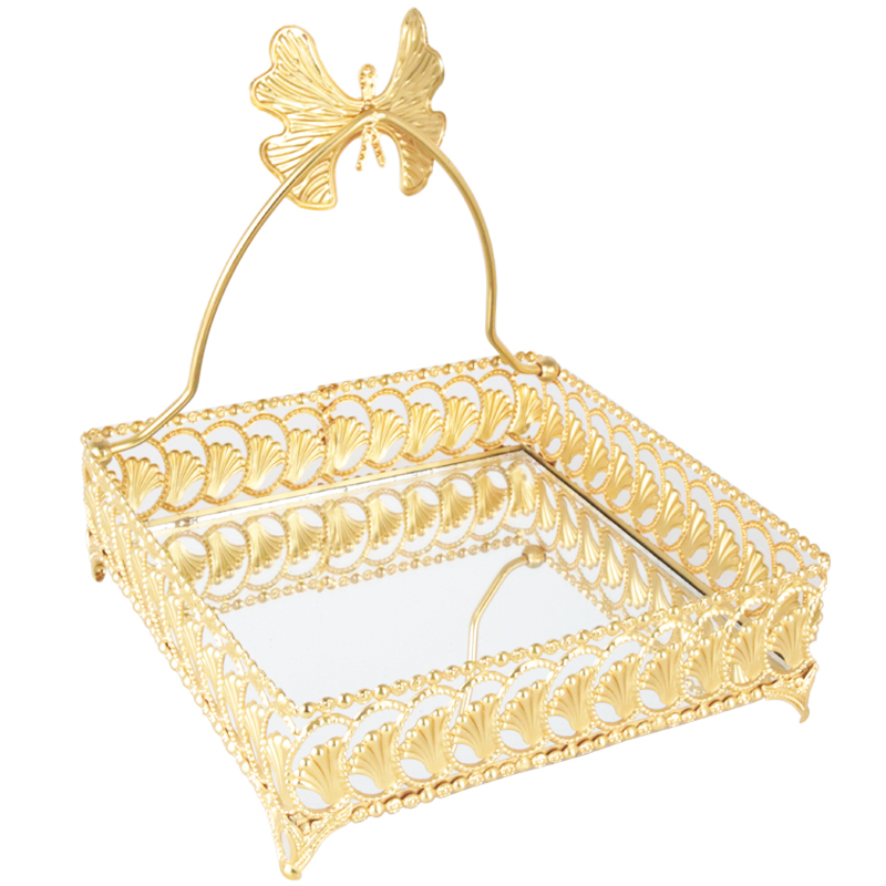 PORTE PAPIER DECO METAL 18X5 CM MODELE OR 