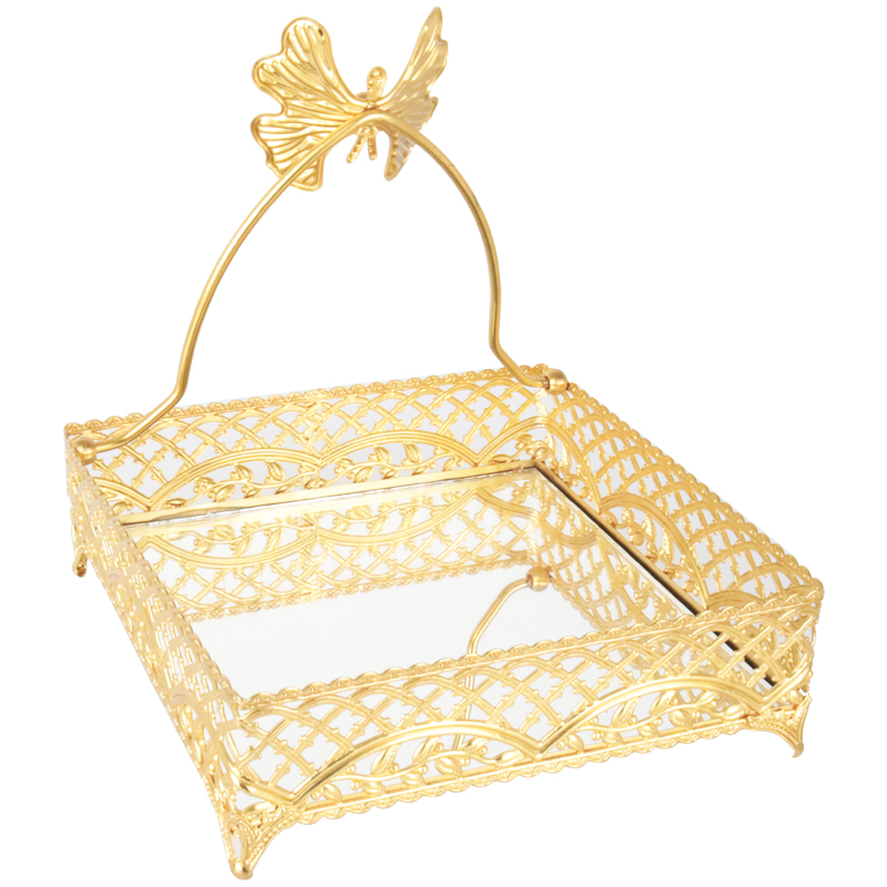 PORTE PAPIER DECO METAL 18X5 CM MODELE OR 