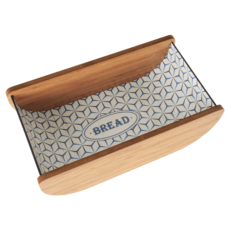 PANIER A PAIN 26X9 CM EN BOIS DESIGN MIX