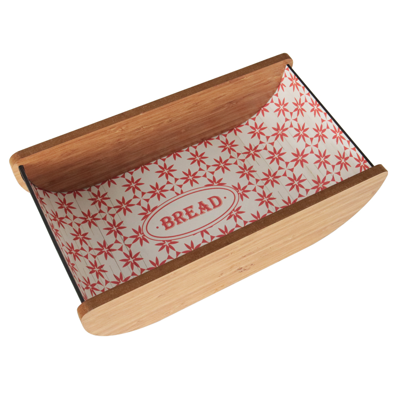 PANIER A PAIN 26X9 CM EN BOIS DESIGN MIX