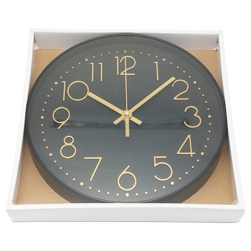 Horloge murale déco 29 cm mix Noir &amp; Blanc
