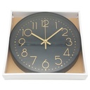 Horloge murale déco 29 cm mix Noir &amp; Blanc