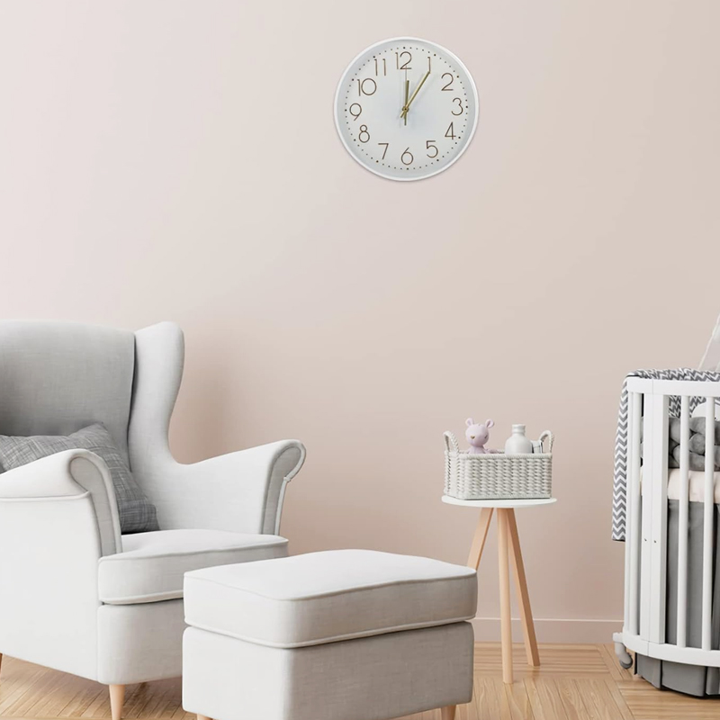 Horloge murale déco 29 cm mix Noir &amp; Blanc