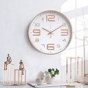 Horloge murale déco 29 cm Blanc
