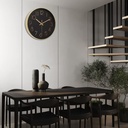 Horloge murale déco 29 cm Noir