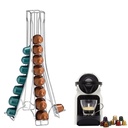 Support à capsules EXPRESSO (Compatible Nespresso) métal inox 30x17 cm