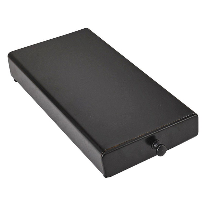 Tirroir à capsules EXPRESSO (Compatible Nespresso) métal noir 37x13x5 cm