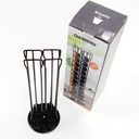 Support à capsules EXPRESSO (Compatible Nespresso) métal noir 37x11 cm