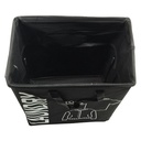 PANIER A LINGE AVEC ROULETTE 39X25X61 CM NOIR
