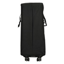 PANIER A LINGE AVEC ROULETTE 39X25X61 CM NOIR