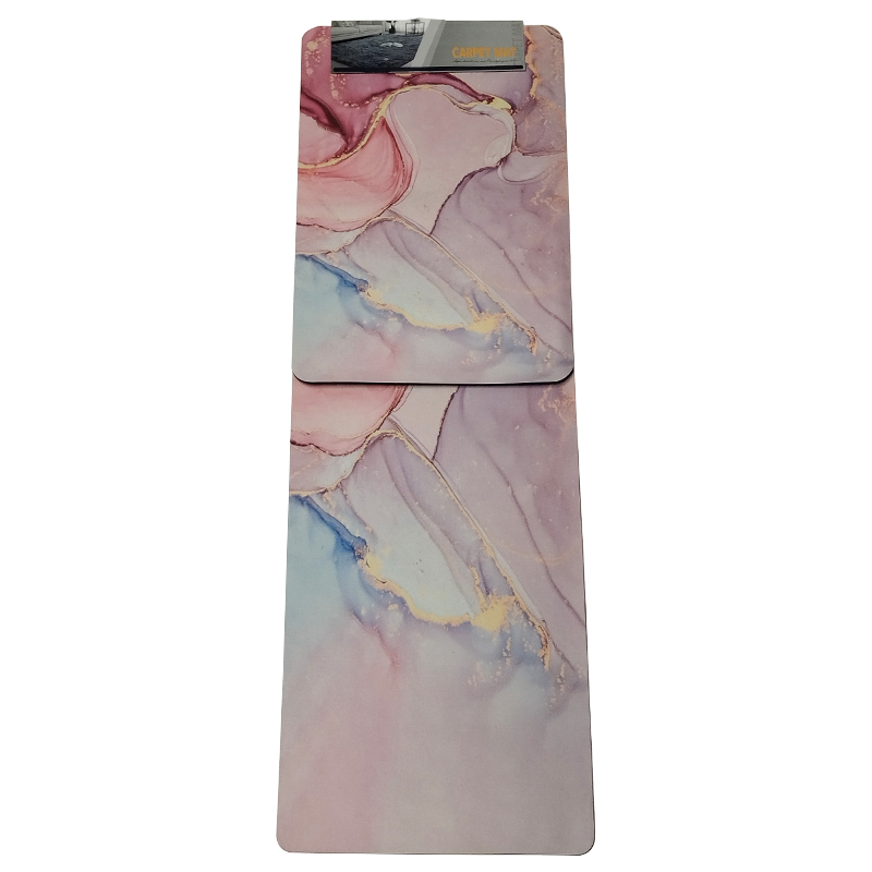 SET 2 TAPIS DE CUISINE ABSORBANT 38X58 CM + 118X39 CM MIX DESIGNS
