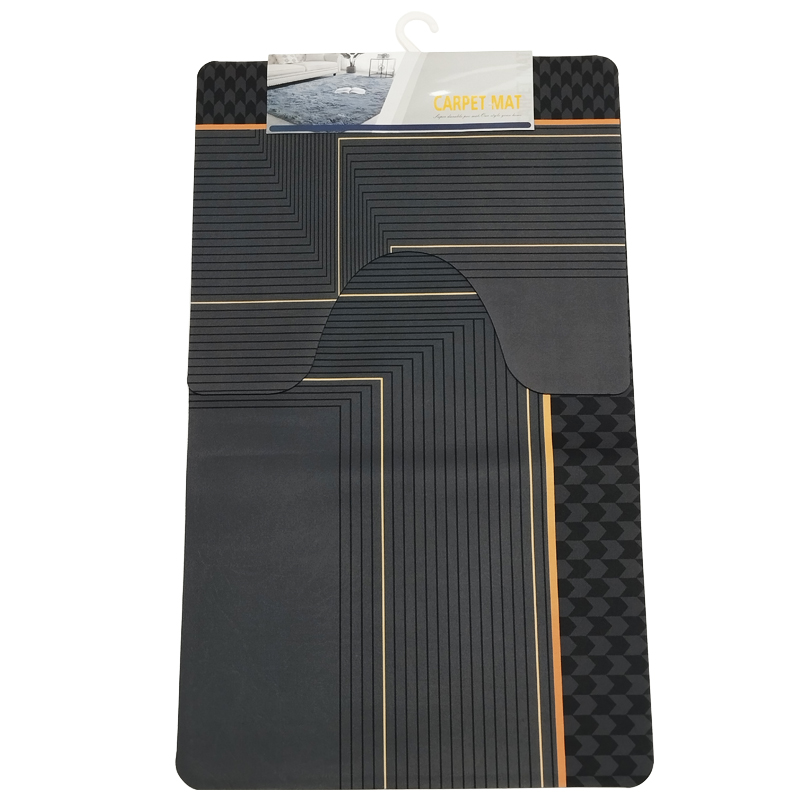 SET 2 TAPIS ABSORBANT (TAPIS + CONTOUR WC) 45X75 CM + 45X37 CM MIX DESIGNS