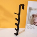 PORTE MANTEAU ACCROCHE PORTE 32 CM GRIS