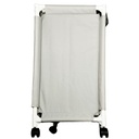 PANIER A LINGE AVEC ROULETTE 2 COMPARTIMENTS 61X35X65 CM