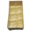 RANGEMENT VETEMENTS 32X16X10 CM MIX GRIS / BEIGE