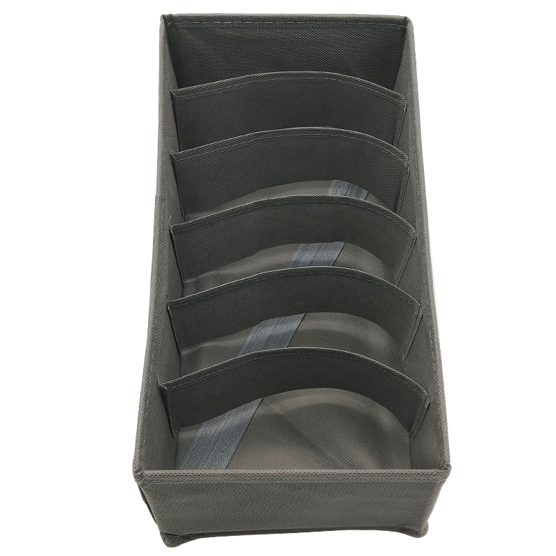 RANGEMENT VETEMENTS 32X16X10 CM MIX GRIS / BEIGE