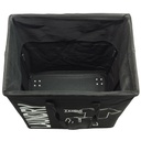 PANIER A LINGE AVEC ROULETTE 42X30X60 CM NOIR
