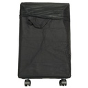 PANIER A LINGE AVEC ROULETTE 32X20X56 CM NOIR