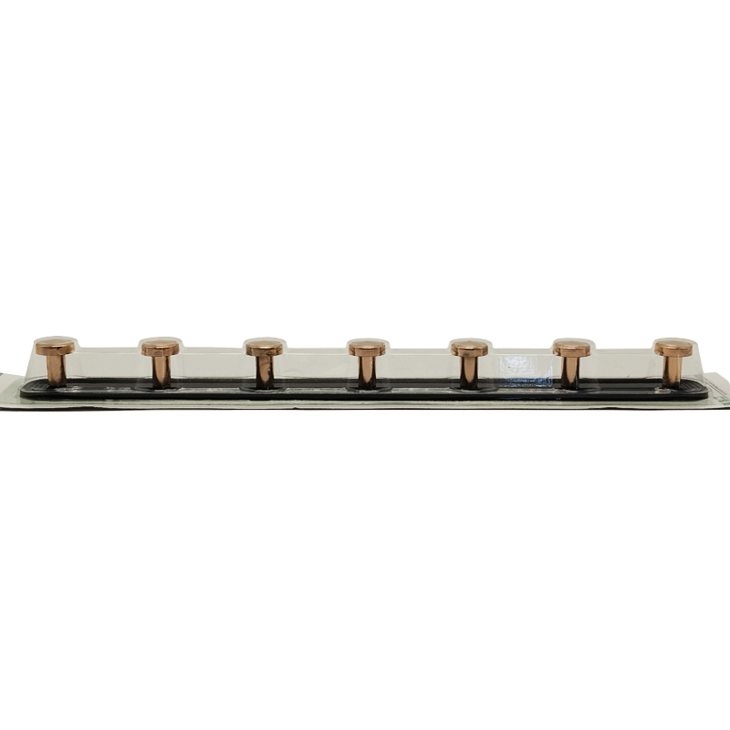 PORTE MANTEAU ADHESIF 6 POSITIONS 40 CM NOIR