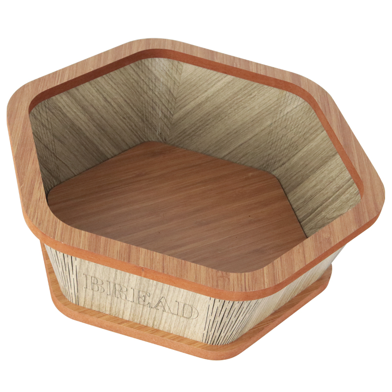 PANIER A PAIN BOIS 23X23X9 CM 