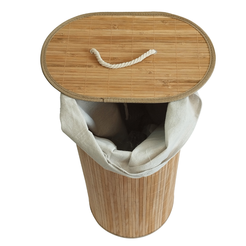 BAC A LINGE EN BAMBOO 48X28X50 CM