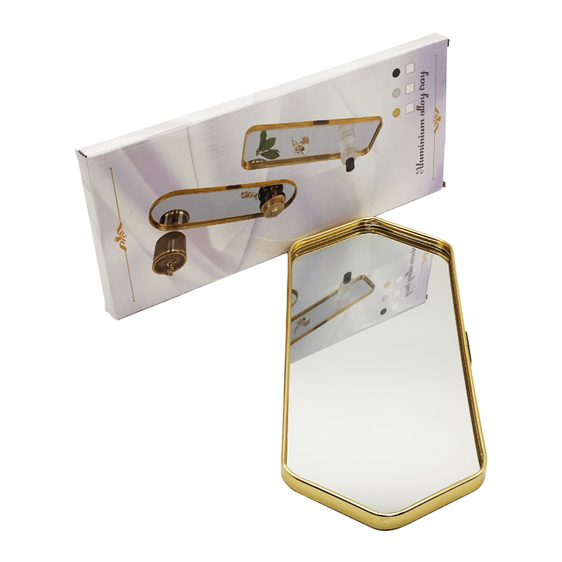 PLATEAU DECO METAL 35X15 CM MODELE OR