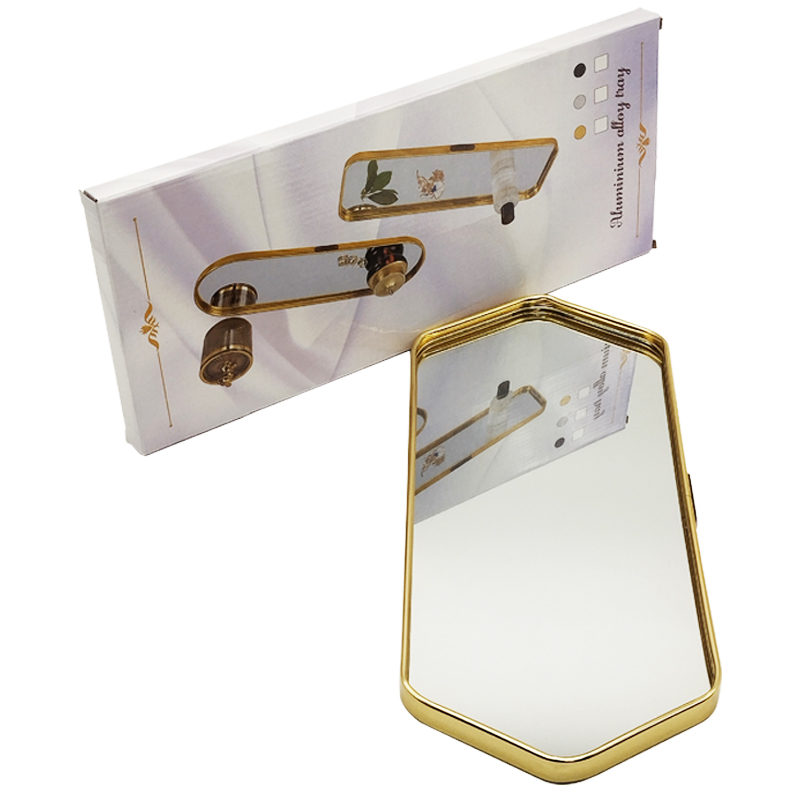 PLATEAU DECO METAL 40X20 CM MODELE OR