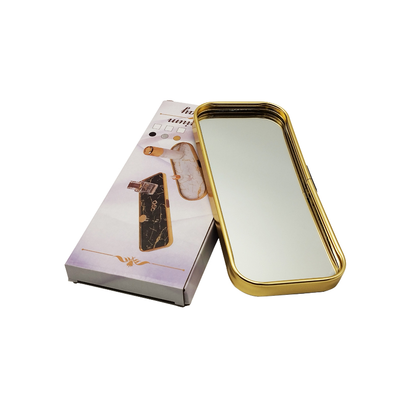 PLATEAU DECO METAL 22X9,5 CM MODELE OR
