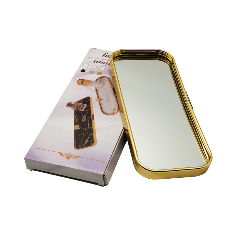 PLATEAU DECO METAL 30X10 CM MODELE OR