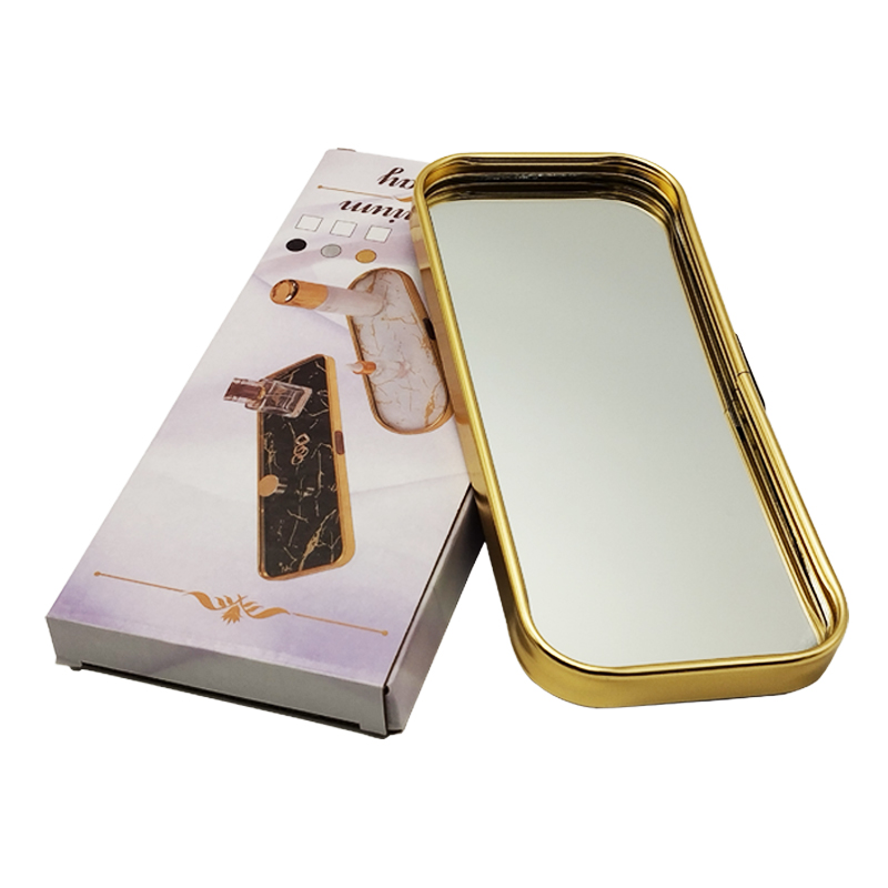 PLATEAU DECO METAL 35X12 CM MODELE OR