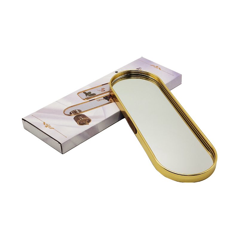 PLATEAU DECO METAL 30X10 CM MODELE OR