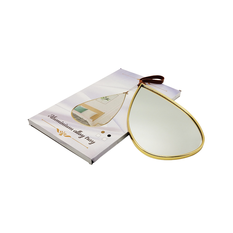 MIRROIR DECO METAL 29X18 CM MODELE OR