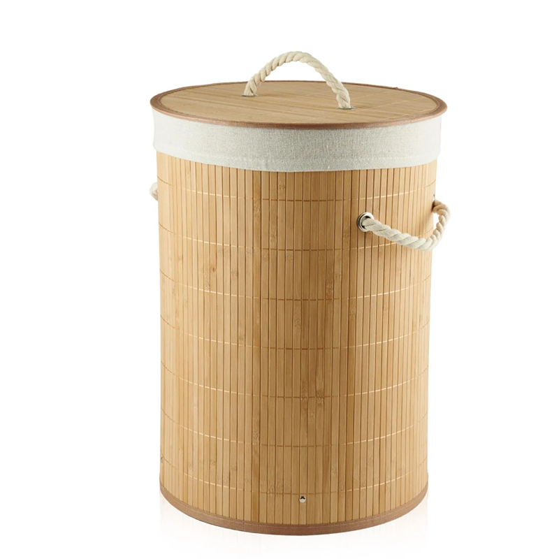 PANIER A LINGE EN BAMBOO 35X50 CM