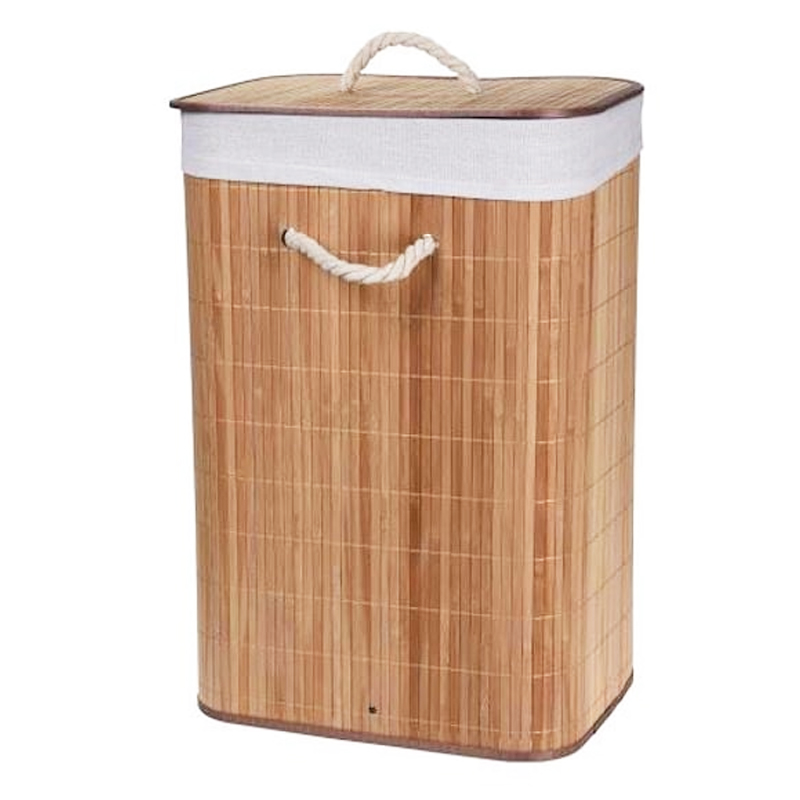 PANIER A LINGE EN BAMBOO 40X30X60 CM