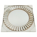 MIRROIR PLASTIQUE MODELE OR 60X60 CM