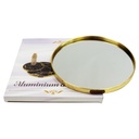 PLATEAU DECO METAL "HOME"  29 CM MODELE OR
