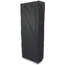 RANGE CHAUSSURES 10 NIVEAUX METAL + POLYESTER 160X30X60 CM COULEUR NOIR