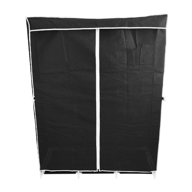 PENDERIE XXL METAL + POLYESTER 175X130X45 CM COULEUR NOIR
