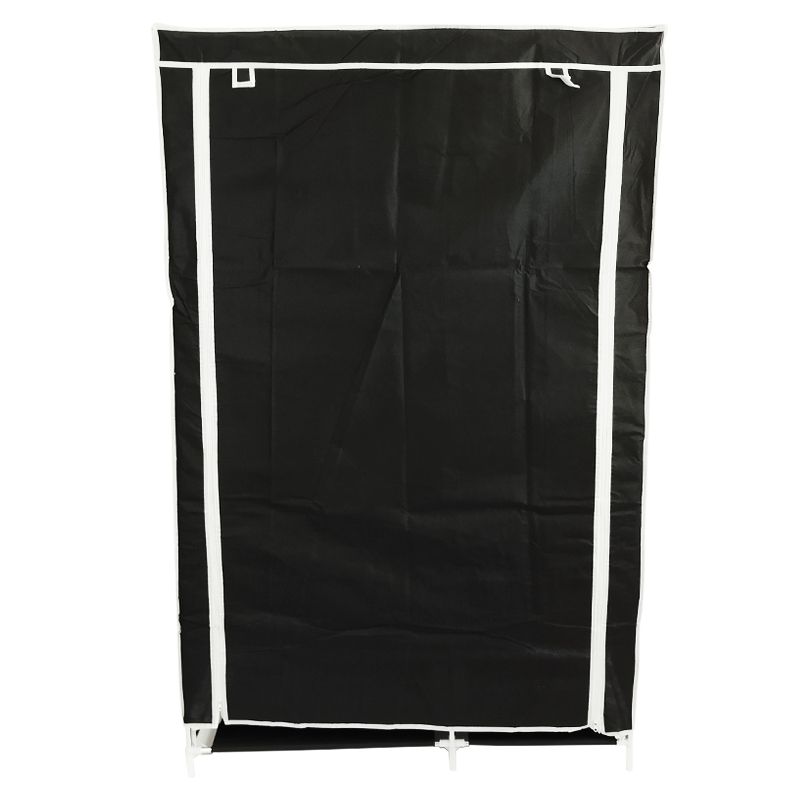 PENDERIE METAL + POLYESTER 175X105X45 CM COULEUR NOIR