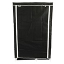 PENDERIE METAL + POLYESTER 175X105X45 CM COULEUR NOIR