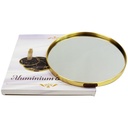 PLATEAU DECO METAL FORME ROND "HOME" 35 CM MODELE OR 