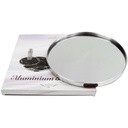 PLATEAU DECO METAL FORME ROND "HOME" 35 CM MODELE ARGENT